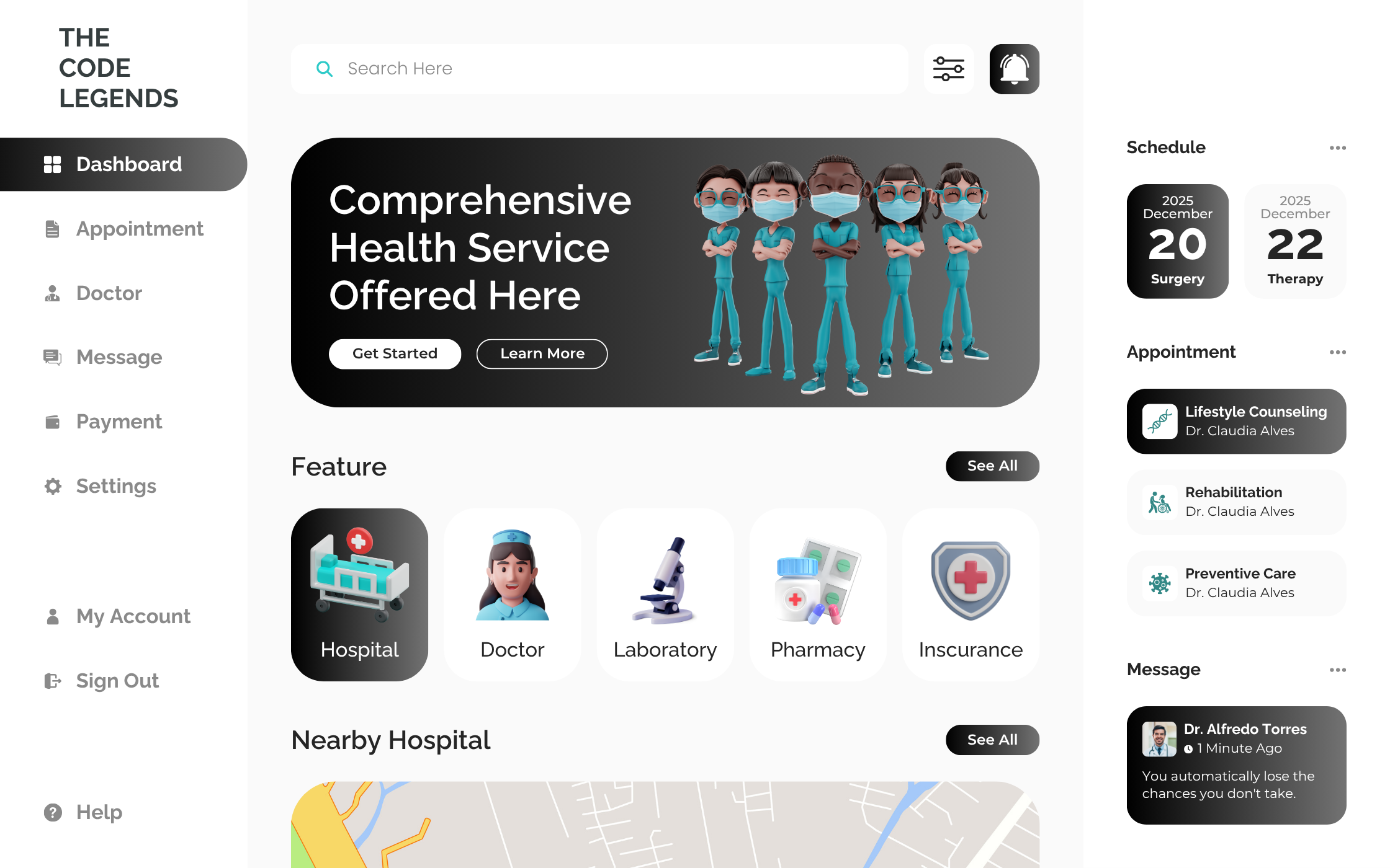 Healthcare <br> & Clinics