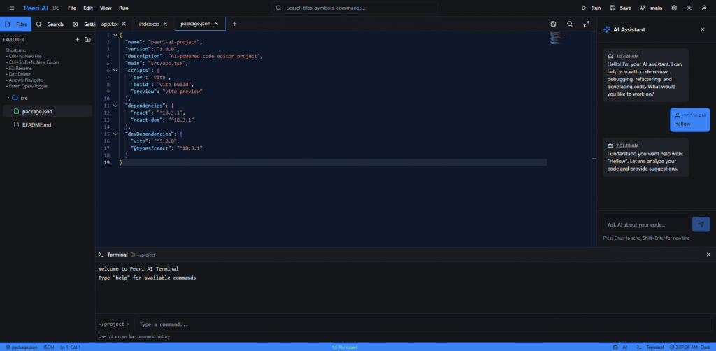 Peeri Ai - Code